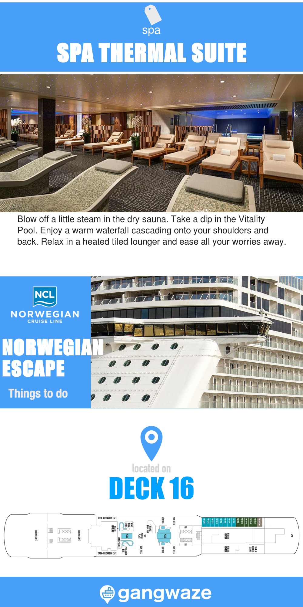 Norwegian Escape Spa Thermal Suite